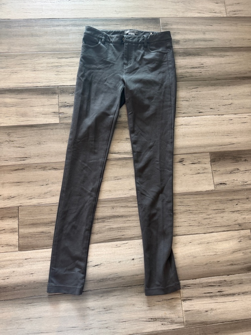 Theory Slim Ponte Skinny Pants - Charcoal